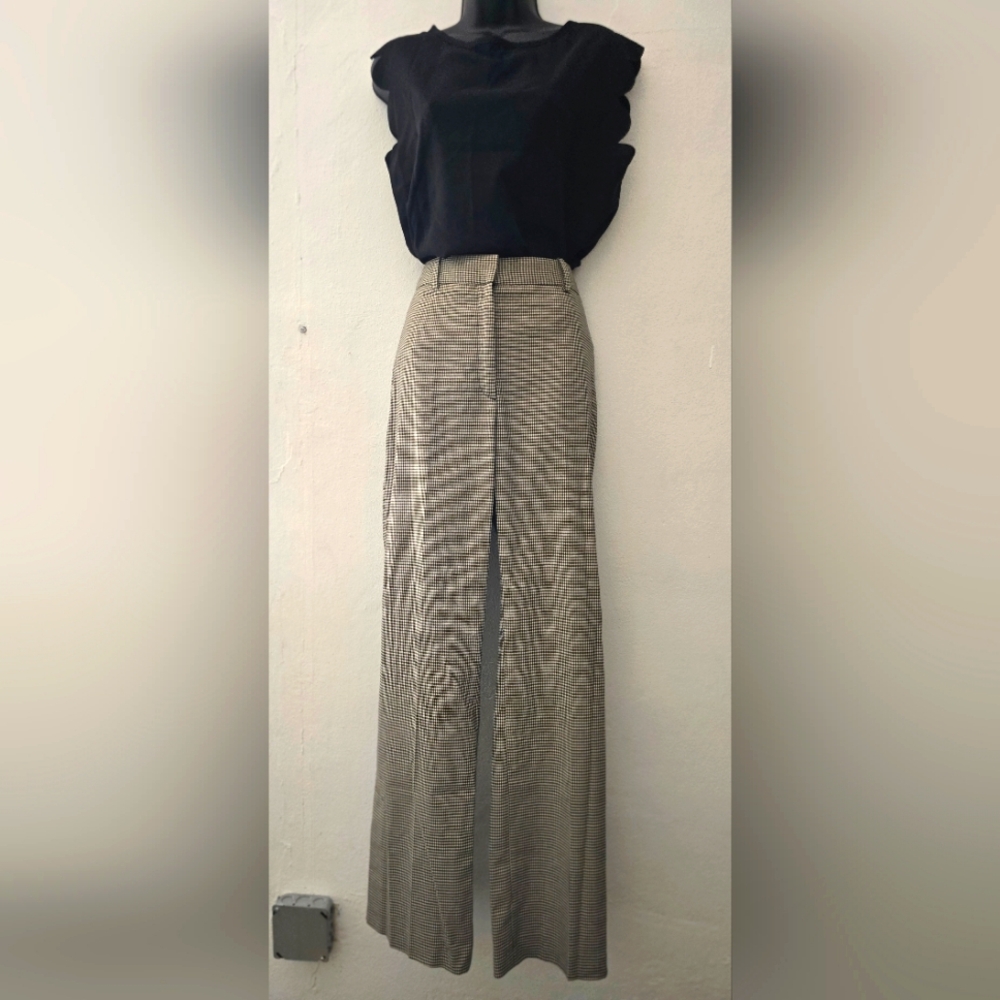 Zara pants women's brown/black RN#77302